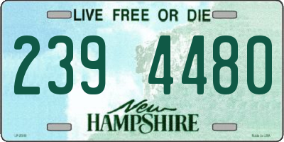 NH license plate 2394480