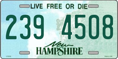 NH license plate 2394508