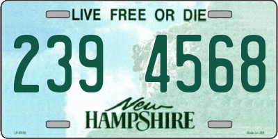 NH license plate 2394568