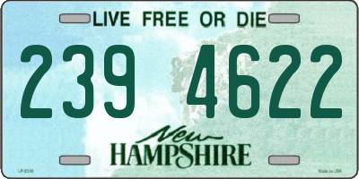 NH license plate 2394622
