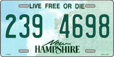 NH license plate 2394698