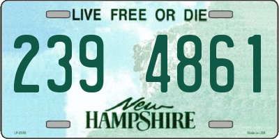 NH license plate 2394861