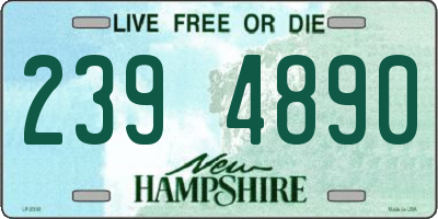 NH license plate 2394890