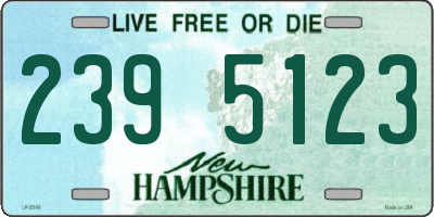 NH license plate 2395123