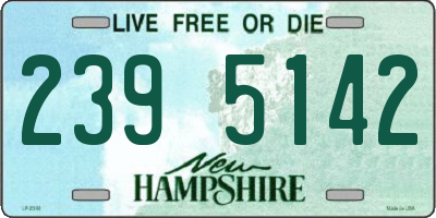 NH license plate 2395142