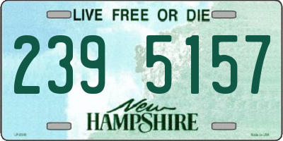 NH license plate 2395157