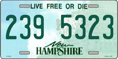 NH license plate 2395323