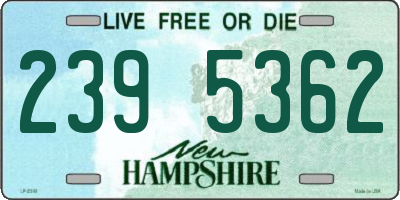 NH license plate 2395362