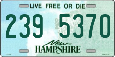 NH license plate 2395370