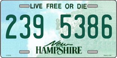 NH license plate 2395386
