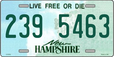 NH license plate 2395463