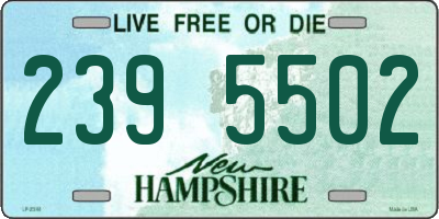 NH license plate 2395502