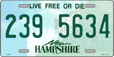 NH license plate 2395634