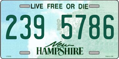 NH license plate 2395786
