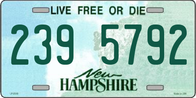 NH license plate 2395792