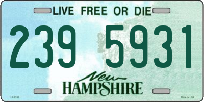 NH license plate 2395931