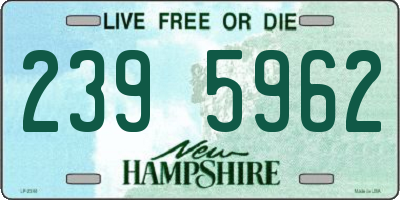 NH license plate 2395962