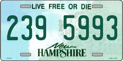 NH license plate 2395993