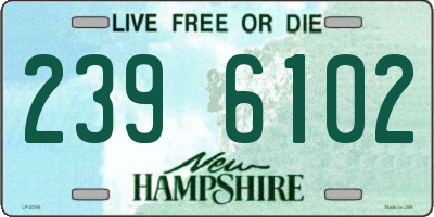 NH license plate 2396102