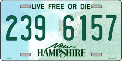 NH license plate 2396157