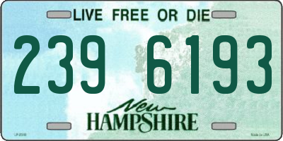 NH license plate 2396193