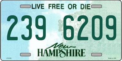 NH license plate 2396209