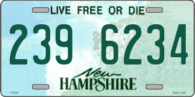 NH license plate 2396234