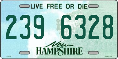 NH license plate 2396328