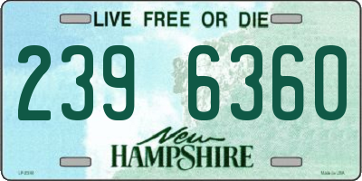 NH license plate 2396360