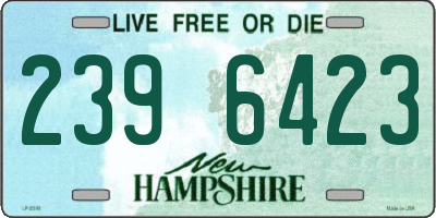 NH license plate 2396423