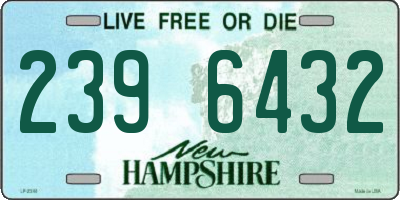NH license plate 2396432