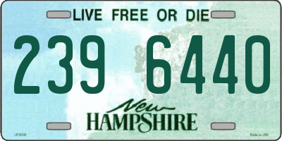 NH license plate 2396440