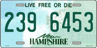NH license plate 2396453