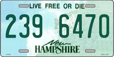 NH license plate 2396470