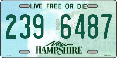 NH license plate 2396487