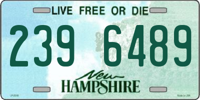 NH license plate 2396489