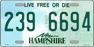 NH license plate 2396694