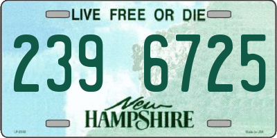 NH license plate 2396725