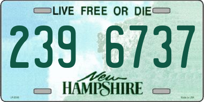 NH license plate 2396737