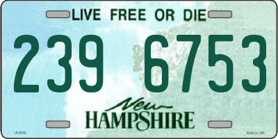 NH license plate 2396753