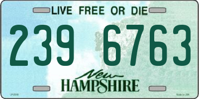 NH license plate 2396763