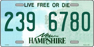NH license plate 2396780