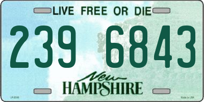 NH license plate 2396843