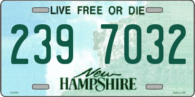 NH license plate 2397032