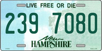 NH license plate 2397080