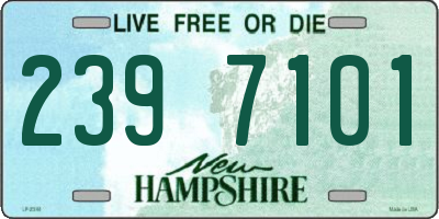 NH license plate 2397101