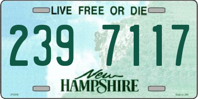 NH license plate 2397117