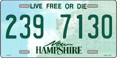 NH license plate 2397130