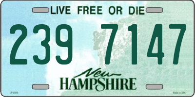 NH license plate 2397147