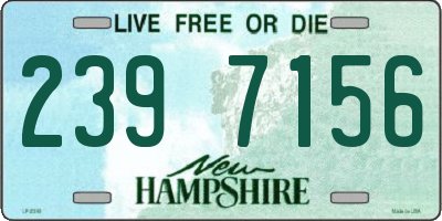 NH license plate 2397156